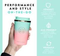 Neon Kactus Insulated Coffee Cup | Travel Mug | Double Wall Insulated Cup  for Hot and Cold Drinks | Reusable Coffee Cups with Lids | Completely ...