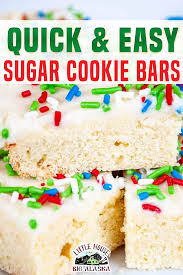 Quick And Easy Sugar Cookie Bars Recipe Easy Sugar Cookies Cookie Bar Recipes Sugar Cookie Bars