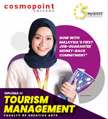 Diploma pengurusan risiko merupakan pengajian pengurusan ketahanan perniagaan ,sekuriti, pembenterasan penyelewengan jenayah, penguatkuasaan, keselamatan korporat, perisikan , penyiasatan dan teknologi maklumat.program ini mengabungkan 3 modul utama iaitu pengurusan. Program Gerak Jaminan Kerja Diploma Pengurusan Pelancongan Cosmopoint College Kampus Sabah Cosmopoint College Sabah Permohonan On Line