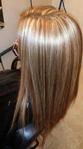 Cheryl' s hair is probably more blonde that it is brown. Lots Of Blonde Highlights Light Brown Brunette Thin Highlights Light Blonde Chunky Highlights Long Hair Long Thin Hair Blonde Highlights Long Hair Styles