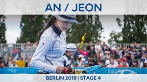 The sensational korean archer already has two gold medals to her name at the 2021. An San V Jeon Ina Recurve Women S Gold Berlin 2019 World Cup S4 Youtube