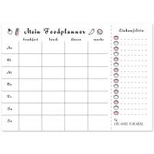 Essensplan Einkaufsliste Din A4 Organizer Einkauf Wochenplan Kochen Organise Paradise Essensplan Einkaufsliste Orga Essen Planer Wochen Planer Essensplan