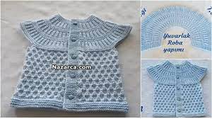 yuvarlak robali 1 yas erkek bebek yelek anlatimli nazarca com baby knitting patterns erkek bebek bebek yelek