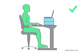 So stellen sie ihren schreibtisch richtig ein. Optimale Schreibtischhohe Berechnen Das Ergonomische Buro
