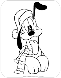 Color pictures of santa claus, reindeer, christmas trees, festive ornaments and more! Disney Christmas Coloring Pages Disneyclips Com