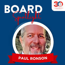 We are thrilled to have Paul Ronson transitioning to the Chair of our Board  of Directors! Paul's role