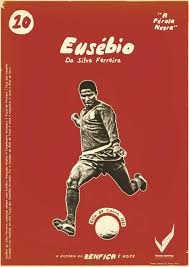 Benfica Museum Eusebio Eusebio Sports Graphic Design Soccer Poster