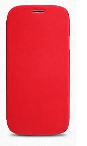 Flip Cover for Lava 3G 402+ - Red ...