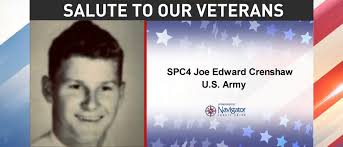 Salute to our Veterans: SPC4 Joe Edward Crenshaw