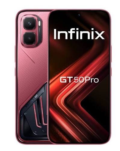 ✨ Infinix GT 50 Pro Highlights: 🔹 6.78-inch OLED Display 🔹 2644 × 1208 resolution (1.5K class) 🔹 MediaTek Dimensity 8400 Ultimate 🔹 12GB RAM + 512GB Storage 🔹 50MP Main Camera (