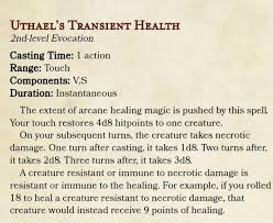 Ming pao (31 march 2021) (30/03/2021) Spell Reposting Bc My Last Post Was Removed Transient Health Its On The Sorcerer And Wizard List Who Spelling Dungeons And Dragons Homebrew Healing Spells