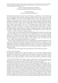 1.in what follows, i will outline an approach to syntactic change which, following 1, stresses the difference between effective. Pdf Syntactic Change In Portuguese And Spanish Divergent And Parallel Patterns Of Linguistic Splitting