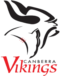 Canberra is the capital of australia, located several hundred kilometres south the new logo spells out cbr, which is the airport code for canberra airport. Canberra Vikings Wikipedia