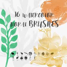 We have a huge range of illustrations products available. Watercolor Floral Brushes Photoshop Brushes