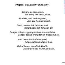 Diperbarui 13 sep 2020, 16:20 wib. Koleksi Pantun Budi Pantun Tradisional