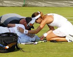 She is an olympic gold medalist. Bethanie Mattek Sands Suffers Horror Knee Injury During Wimbledon Sport Galleries Pics Express Co Uk