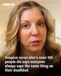 She's had a lot of experience dealing with people's last moments.