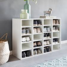 Fünf clevere lösungen, wie sie alle ihre schuhe gut und platzsparend aufbewahren. Wohnling Schuhregal Diego Holz Weiss 91 X 67 X 33 Cm Ablage Hoch Design Schuhstander