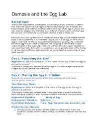 Noah butler egg osmosis lab purposequestions to think about: Doc Osmosis And The Egg Lab Leghed Hegled Academia Edu