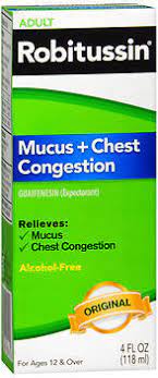 This product is usually not used . Robitussin Mucus Chest Congestion Liquid Original 4 Oz Medshopexpress