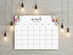 2020 Printable Calendar 2020 Large Wall Calendar 2020 Big Etsy Calendar 2020calendar Wallcale Large Wall Calendar Wall Calendar Chalkboard Wall Calendars