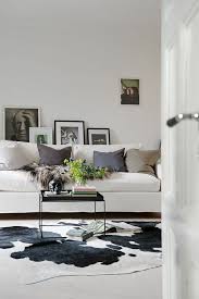 Kuhfell Teppich Ein Frischer Interieur Akzent Innenraum Kuhfell Teppich Wohnen