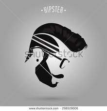 Man Hair Style Stock Vectors Amp Vector Clip Art Shutterstock Mens Hairstyle Logo Hipster Hairstyles Beard Art Hipster Drawings