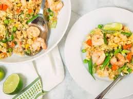 Shrimp Fried Cauliflower Rice Recipe Food Network Recipes Best Cauliflower Recipe Fried Cauliflower