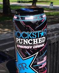 Black And Blue Monster Drink Rockstar Punched Blue Raspberry Rockstar Energy Drinks Blue Raspberry Rockstar Energy