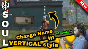 Remember that you can copy and past certain fancy. Free Fire Change Name In Vertical Style Up To Down How To Change Name In Free Fire Vertical Style Youtube