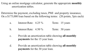 The above calculator can help you quickly break down your costs and benefits to better understand if refinancing is the right choice for you. Using An Online Mortgage Calculator Generate The Chegg Com