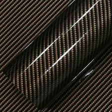 Black And Gold Carbon Fiber Wrap Wrap Roof Sticker Decal Glossy Black Gold Vinyl Film Car Sheets Useful In 2020 Gold Vinyl Car Sheets Black Vinyl