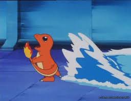 The first time was in episode 26 i believe when a chandelier fell on him he played with some ghost pokemon as a ghost but later returned to his body the. It S A Lot Worse When You Remember That Ash Was Told That If The Flame Goes Out Charmander Dies Gif On Imgur