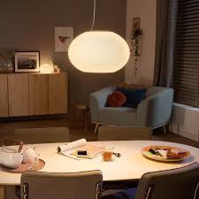 Philips Hue Led Pendellampa Flourish I Glas White Color Ambiance Phillips Led Pendellampa In 2020 Hue Philips Interior Hue