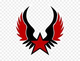 Blank Logo For Picsart Black And Red Star Png Clipart Black And Red Red Star Clip Art