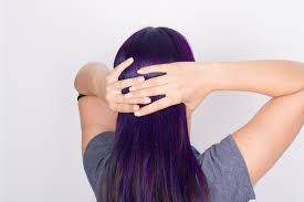 Black hair highlights are all the rage right now. How To Temporarily Colour Your Hair Purple At Minimal Cost