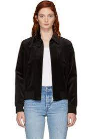 A P C Black Velvet Candem Jacket Jackets Jacket Design Coats For Women