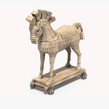 Mascota titán con tridente y corona gráfica vector ilustración. Trojan Horse 3d Model 129 Gltf Obj Ma Max Upk Unitypackage C4d Fbx Usdz 3ds Free3d Trojan Horse Ancient Sculpture Horse Art