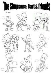 Click on the thumbnails to get a larger flashcards alphabet worksheets stories games puzzles riddles&jokes coloring pages links contact. What Is Bart Simpson Doing Common Action Verbs Activities Fully Editable Esl Worksheet By Samy Repetto
