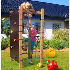 Kletterturm Mit Kletternetz Kletterwand Reckstange Leiter Spielturm Holz Multi Ebay Kletternetz Kletterwand Kletterturm