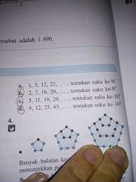 Rumus yang akan kita gunakan adalah sebagai berikut: Tentukan Rumus Suku Ke N Pada Barisan Bilangan Bertingkat Berikut Lalu Tentukan Bilangan Suku Ke Brainly Co Id