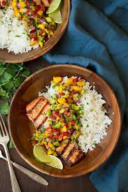 Jun 20, 2021 · for years i planned and served meals for 1,000+ a day. Grilled Salmon With Mango Salsa Coconut Rice Cooking Classy