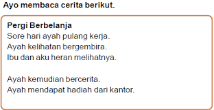 Contoh teks bacaan untuk anak sd kelas 1. 2