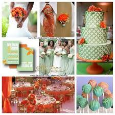 Orange And Green Wedding Colors Green And Orange Wedding Color Scheme Wedding Weddingcolo Orange Wedding Color Scheme Wedding Colors Orange Wedding Colors