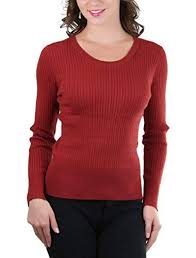 Doublju Basic Long Sleeve Ribbed Knit Turtleneck Sweater For