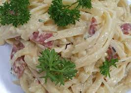 Resep Spaghetti Carbonara Saus Creamy Oleh Aisha Ginting Cookpad