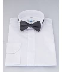Ce col cassé est plutôt haut pour donner une touche extra chic à votre chemise. Chemise Col Casse Blanc