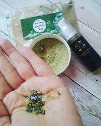 Green Clay Spirulina Green Tea And Oatmeal Mixed With A Pure Argan Oil The Perfect Mask For Oily Skin Cosmet Pure Argan Oil Green Clay Mask For Oily Skin