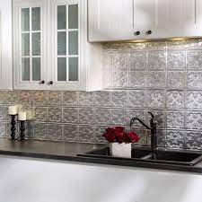 Fasade backsplash panels are made of flexible vinyl and come in a number of traditional and modern styles. Overstock Com Online Shopping Bedding Furniture Electronics Jewelry Clothing More Farmhouse Kitchen Backsplash Backsplash Panels Tin Backsplash Kitchen