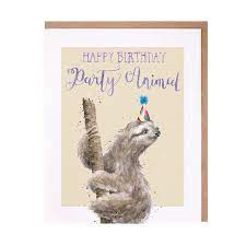 4.4 out of 5 stars 30. Greeting Cards Occasions Party Animals Celebration Cards Party Animal Birthday Card